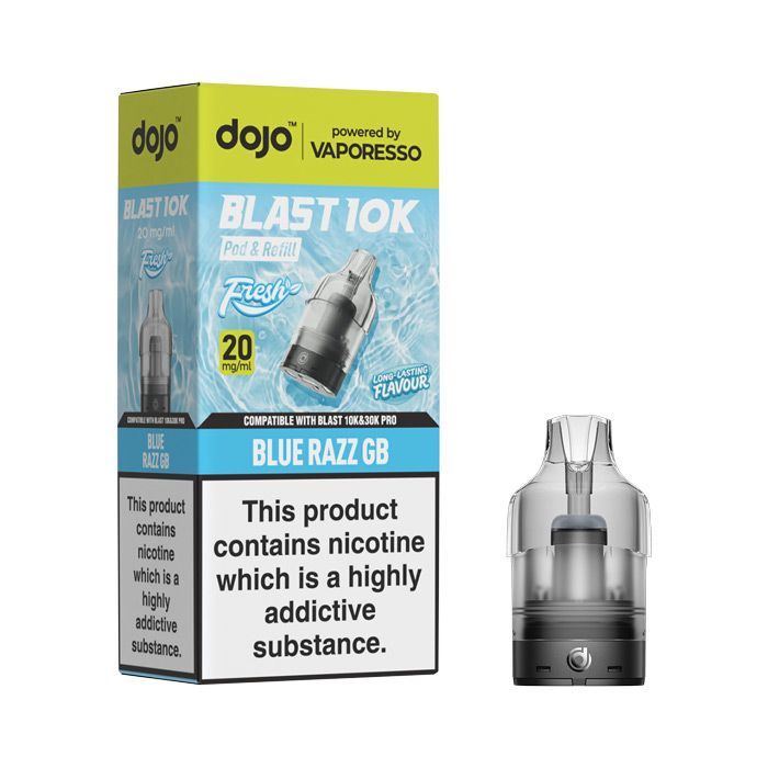 Blue Razz GB Vaporesso Dojo Blast 10K Fresh Pods