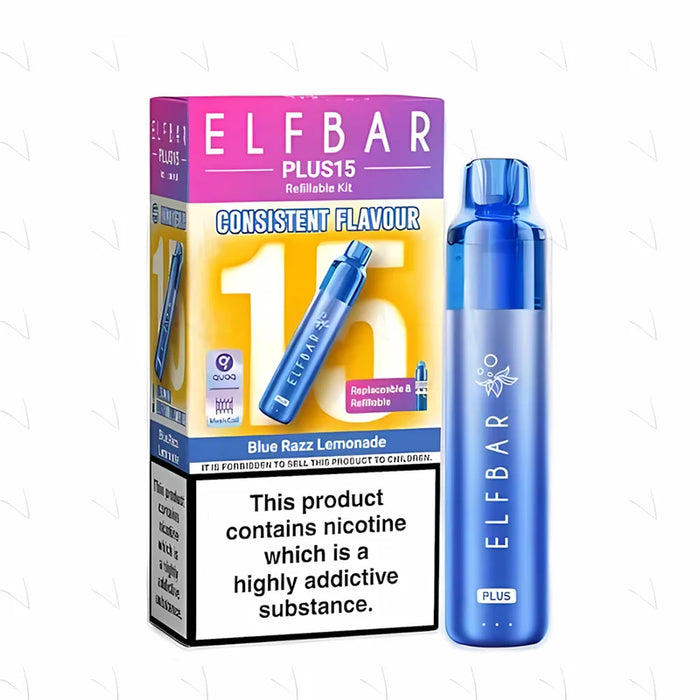 Blue razz lemonande Elf Bar Plus 15 Prefilled Pod Kit