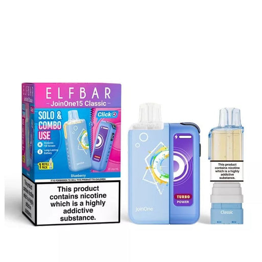 Blueberry Elf Bar JoinOne15 Classic Prefilled Pod Kit