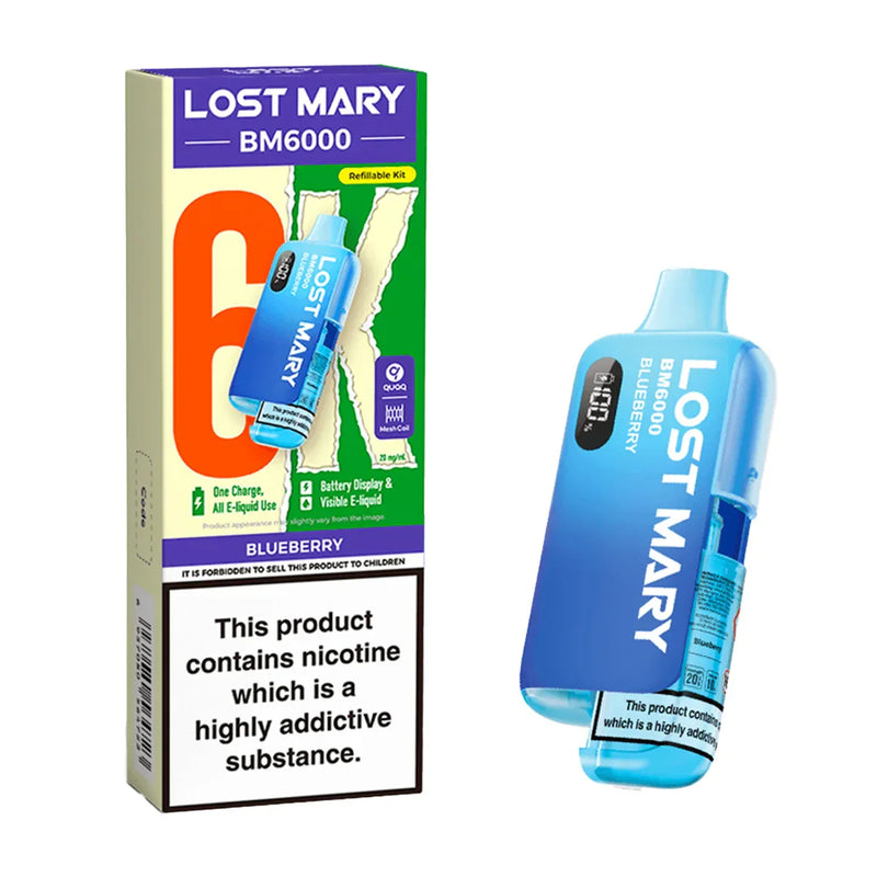 Blueberry Lost Mary BM6000 Prefilled Pod Kit