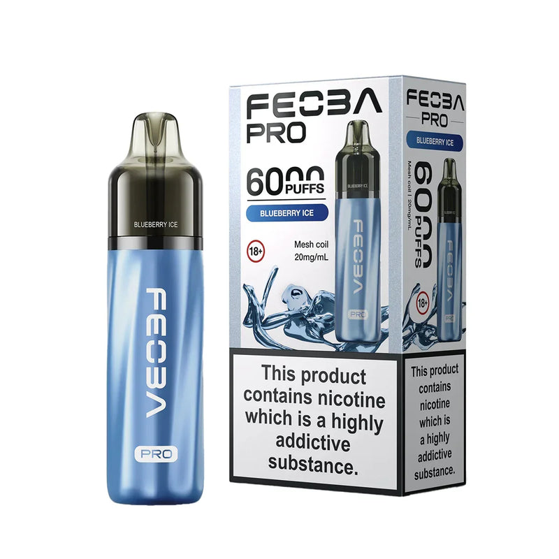 Blueberry Ice Feoba Bar Pro 6000 Prefilled Pod Kit