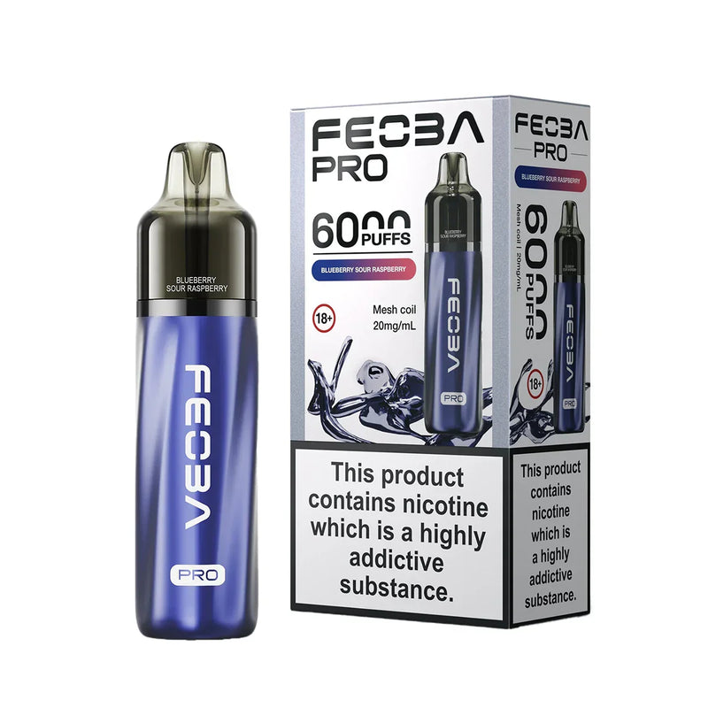 Blueberry Sour Raspberry Feoba Bar Pro 6000 Prefilled Pod Kit