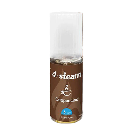 Cappucino A Steam 10ml 50/50 Nic Salt Vape Juice - Vape Sites