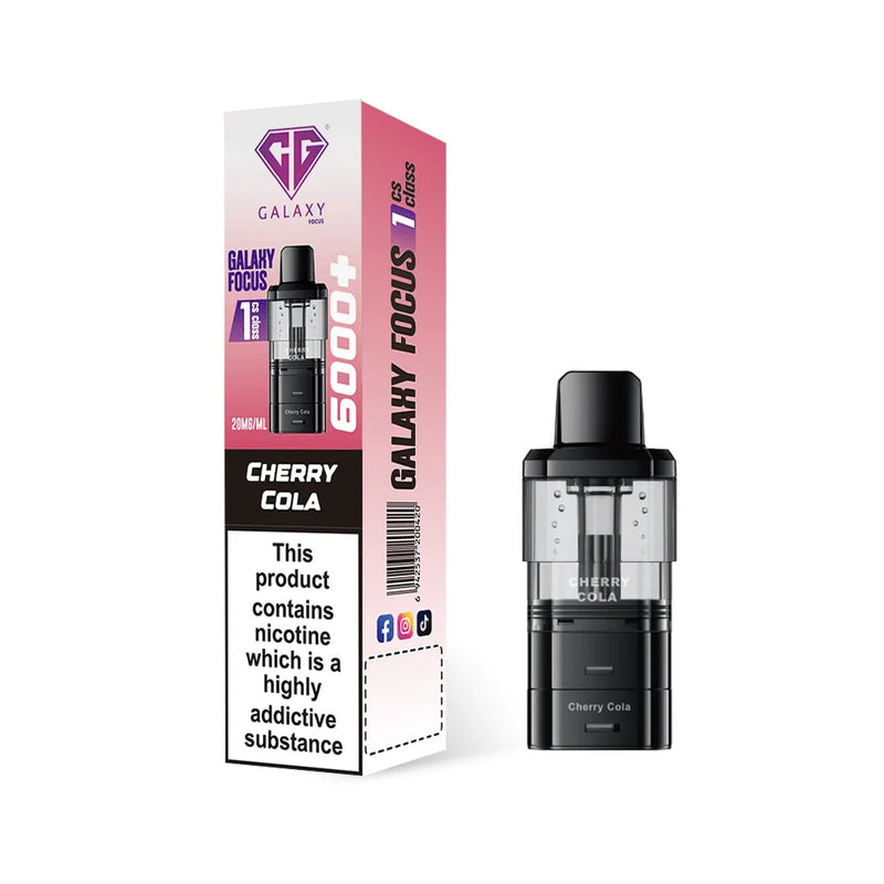 Cherry Cola Crystal Galaxy Focus 6K Prefilled Pods