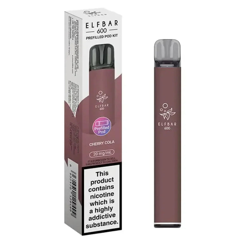 Cherry Cola Elf Bar 600 Prefilled Pod Kit