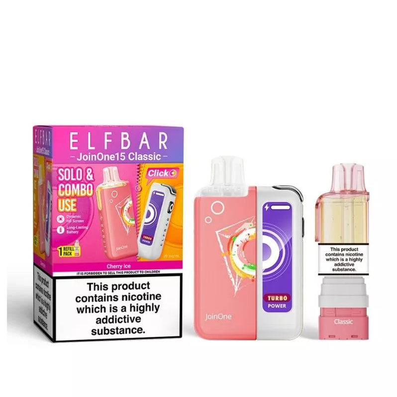 Cherry Ice Elf Bar JoinOne15 Classic Prefilled Pod Kit
