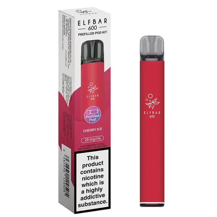 Cherry Ice Elf Bar 600 Prefilled Pod Kit