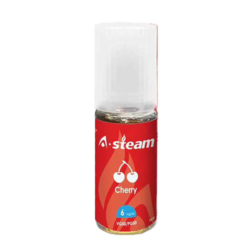 Cherry A Steam 10ml 50/50 Nic Salt Vape Juice - Vape Sites