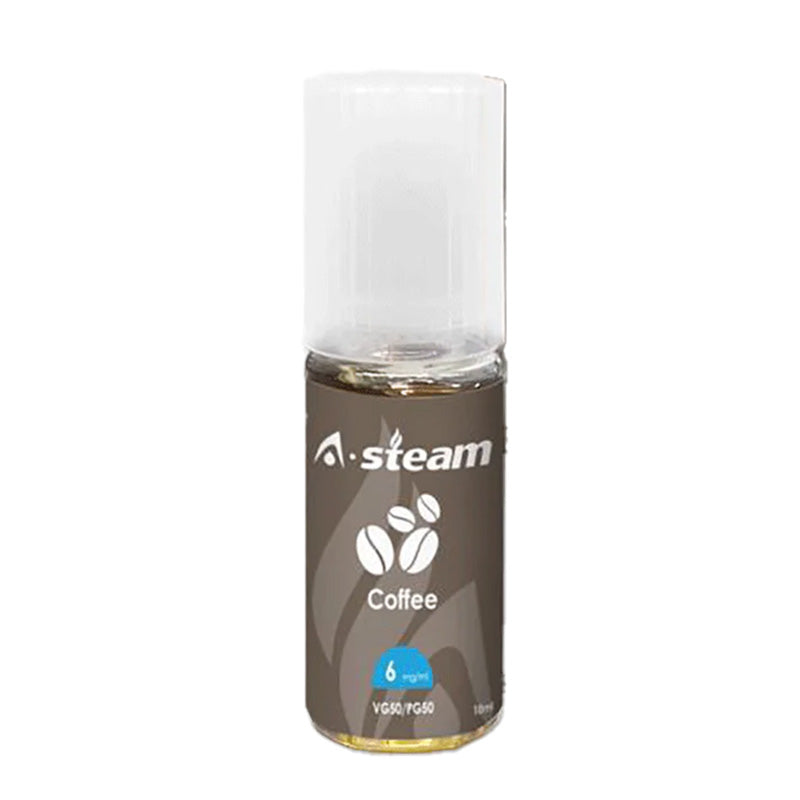 Coffee A Steam 10ml 50/50 Nic Salt Vape Juice - Vape Sites