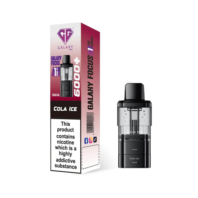 Cola Ice Crystal Galaxy Focus 6K Prefilled Pods