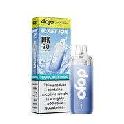 Cool menthol Vaporesso Dojo Blast 10K Prefilled Pod Kit