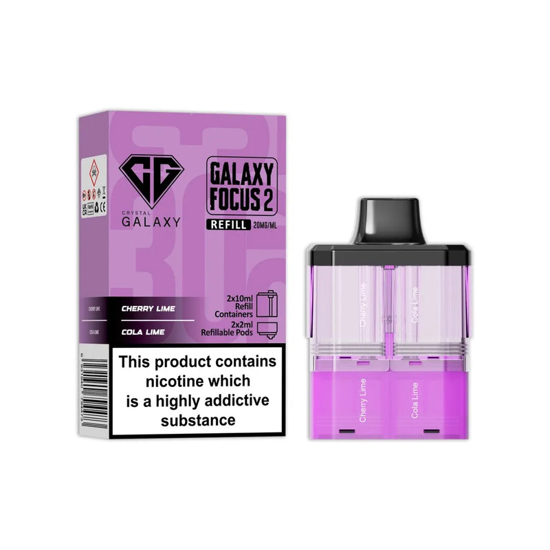 Crystal Galaxy Focus 2 30K Refill Pods - Prefilled & Ready to Use - Starting From £6.70