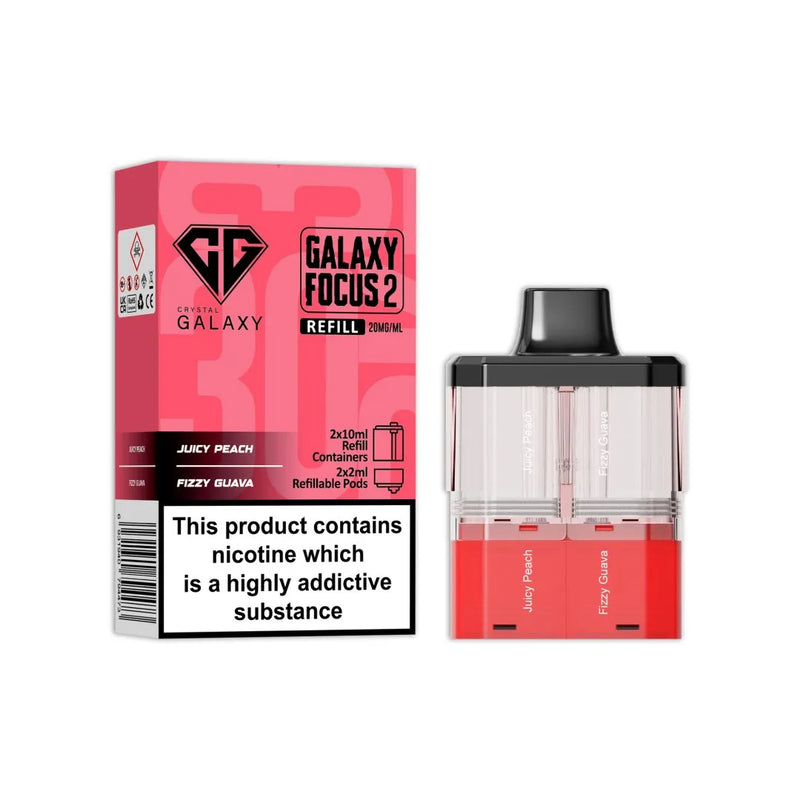 Crystal Galaxy Focus 2 30K Refill Pods - Prefilled & Ready to Use - Starting From £6.70