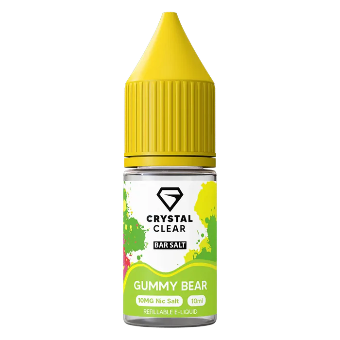 Crystal Clear Gummy Bear Nic Salt Vape juice 10ml