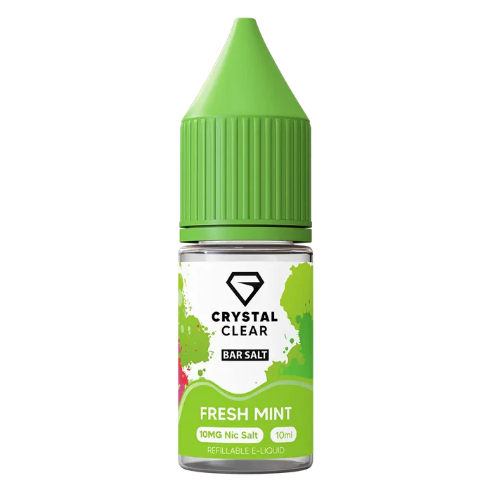 Crystal Clear Fresh Mint Nic Salt Vape juice 10ml