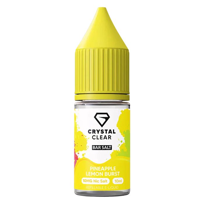 Crystal Clear Pineapple Lemon Burst Nic Salt Vape juice 10ml