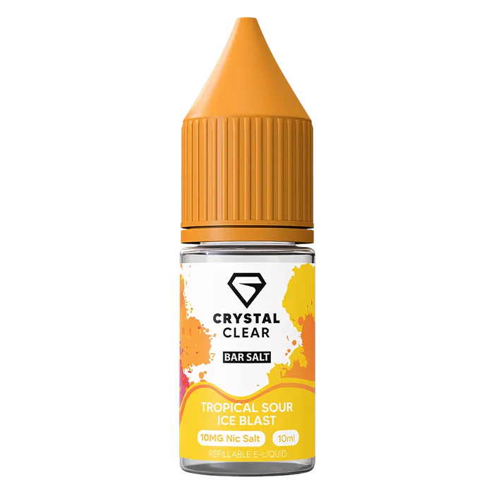 Crystal Clear Tropical Sour Ice Nic Salt Vape juice 10ml