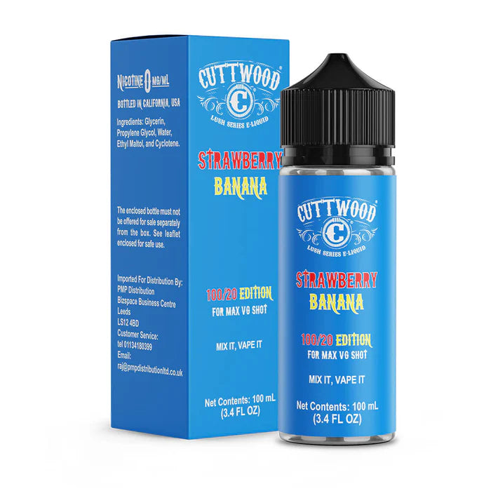 Cuttwood Strawberry Banana 100ml Vape Juice