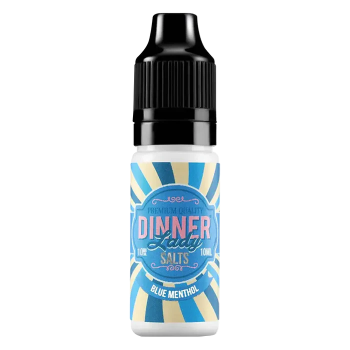 Dinner Lady Blue Menthol Nic Salt E-Liquid 10ml