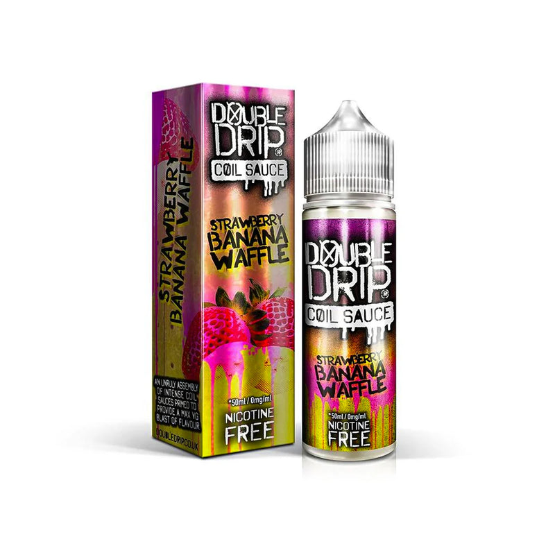 Double Drip Strawberry Banana Waffle Shortfill E-Liquid 50ml