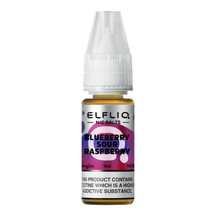 Elf Bar ElfLiq Blueberry Sour Raspberry Nic Salt Vape juice