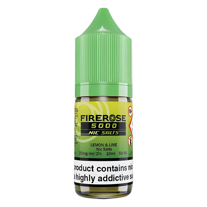 Lemon Lime Elux Firerose 5000 Nic Salt Vape Juice
