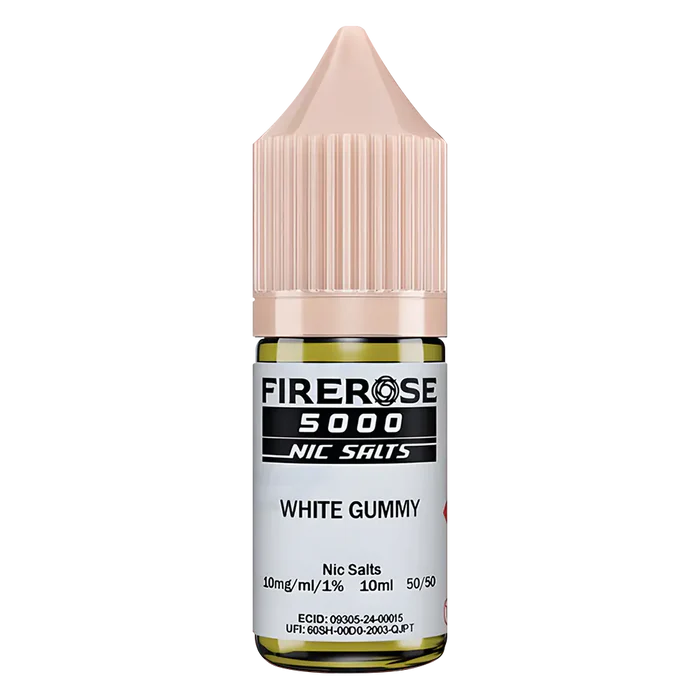 White Gummy Elux Firerose 5000 Nic Salt Vape Juice