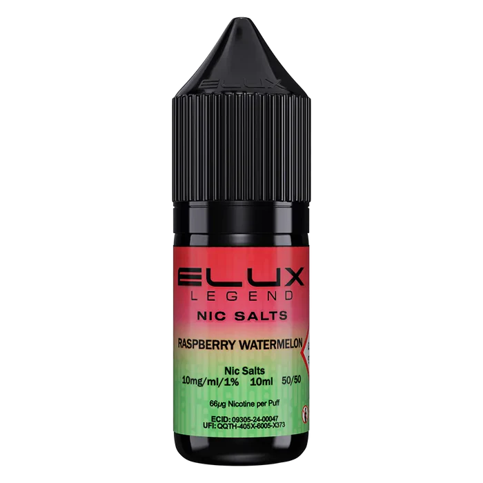 Raspberry Watermelon Elux Legend Nic Salt Vape Juice