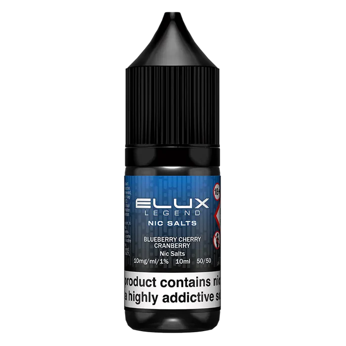 Blueberry Cherry Cranberry Elux Legend Nic Salts E-Liquid