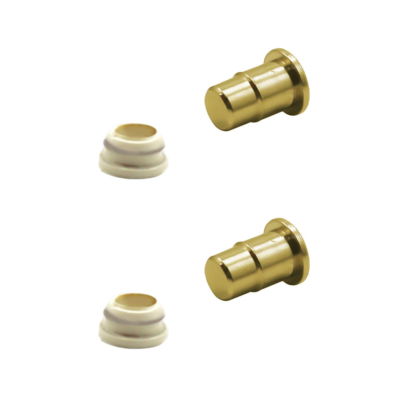 Gold Insulated Replacement Ring and Connector - Pack of 2
