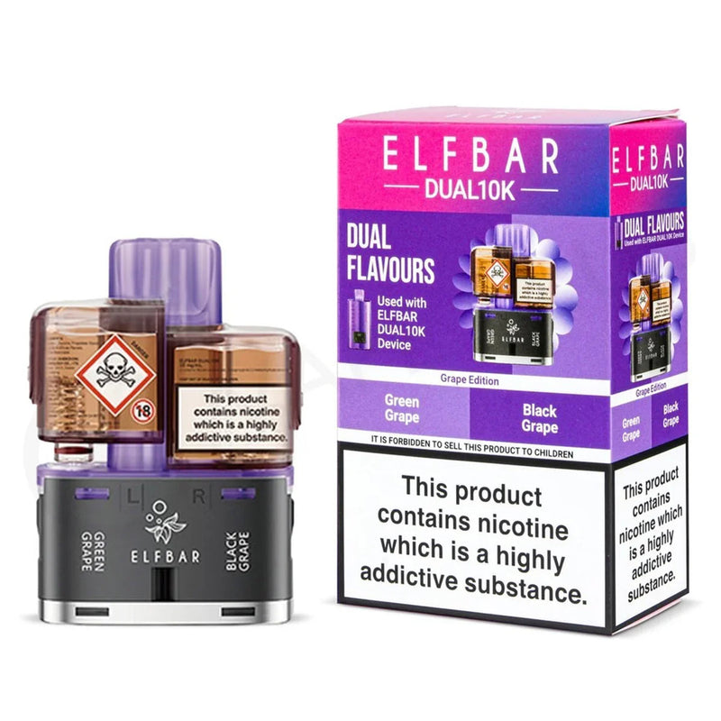 Grape edition Elf Bar Dual 10K Refill/Replacement Pod