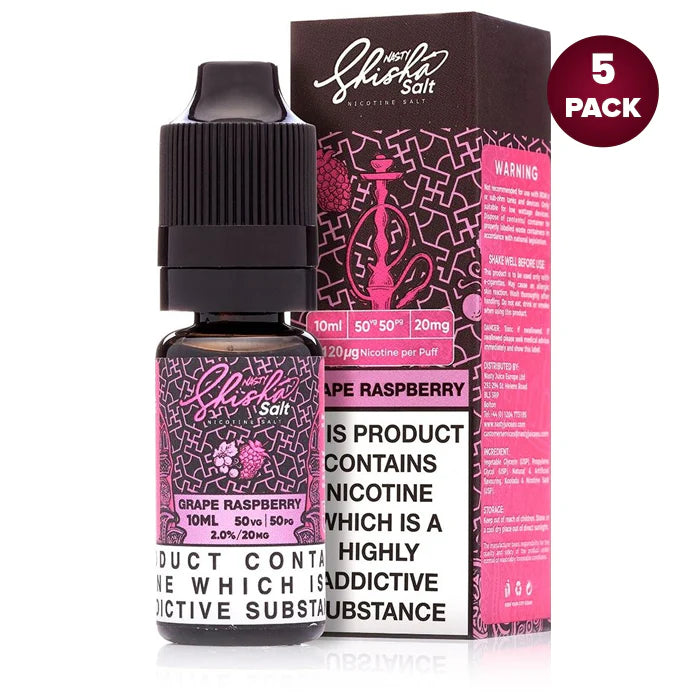 Nasty Juice Grape Raspberry Nicotine Salt E-Liquid 10ml