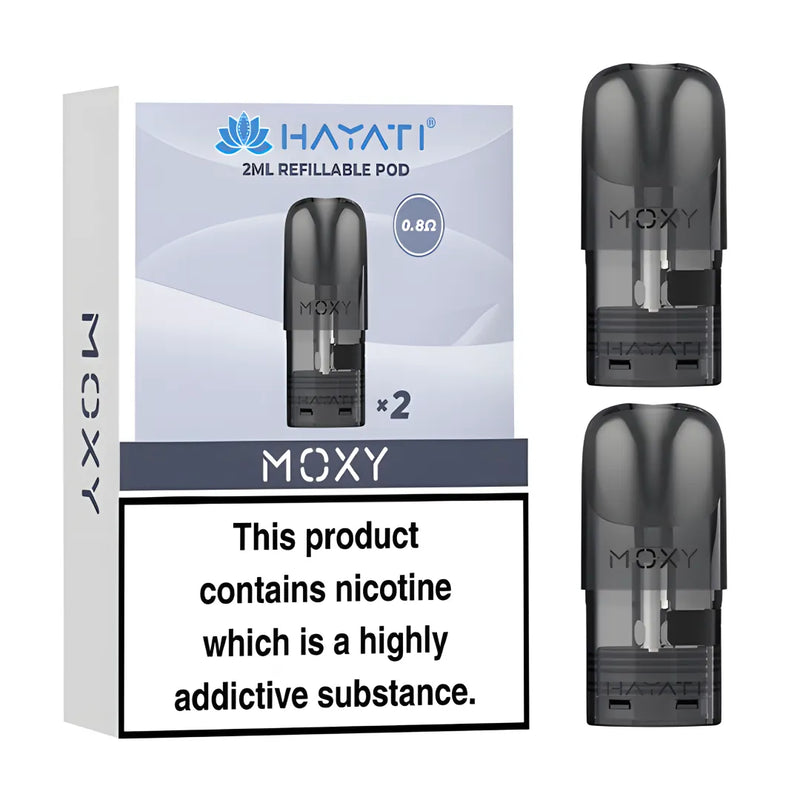  0.8 Ohm Hayati Moxy Refillable Pods