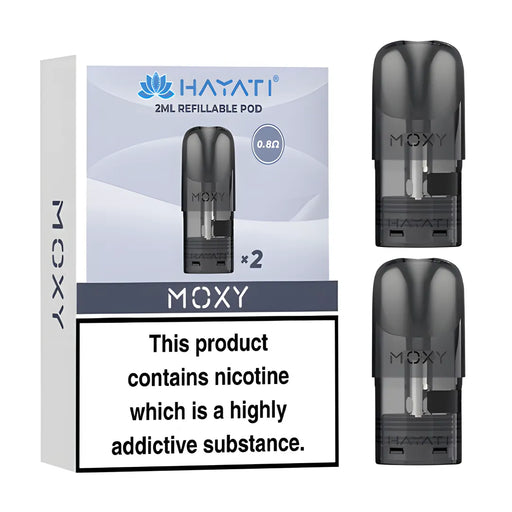  0.8 Ohm Hayati Moxy Refillable Pods