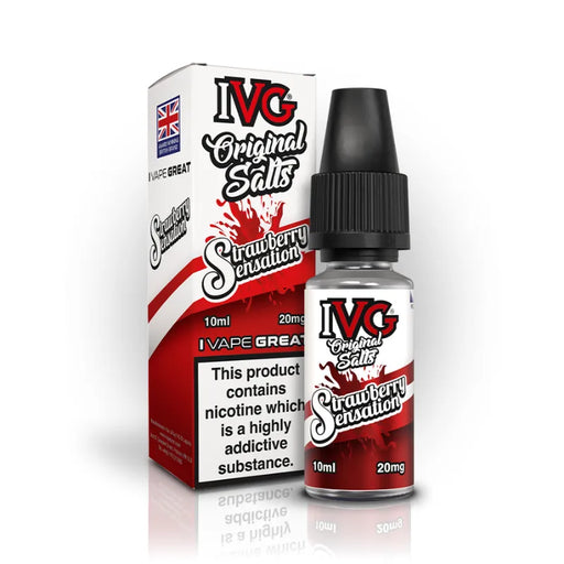  Strawberry Sensation IVG Original Salt Nic Salt