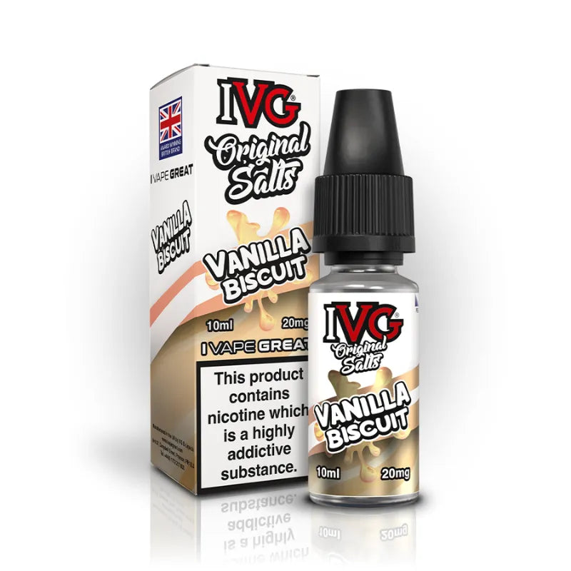 Vanilla Biscuit IVG Original Salt Nic Salt