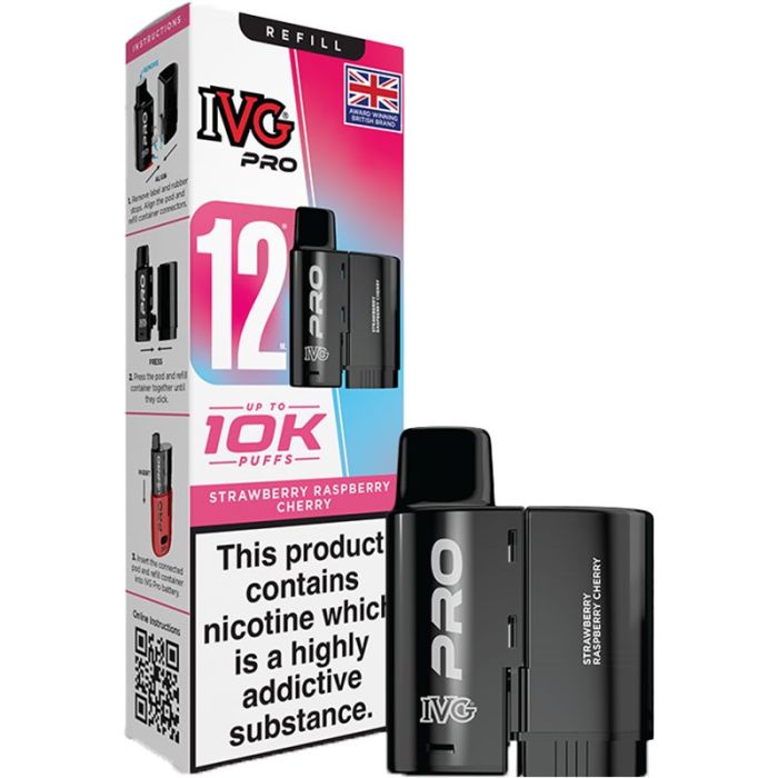 IVG PRO 12, 10k puffs refill/Replacement pods