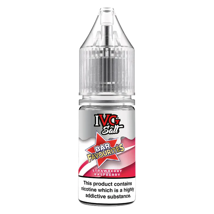 IVG Bar Favourites Strawberry Raspberry Nic Salt Vape Juice