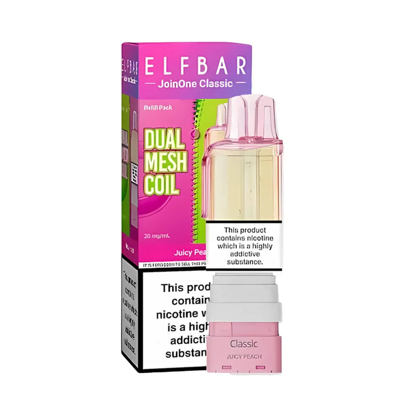 Juicy Peach Elf Bar JoinOne Classic Pods