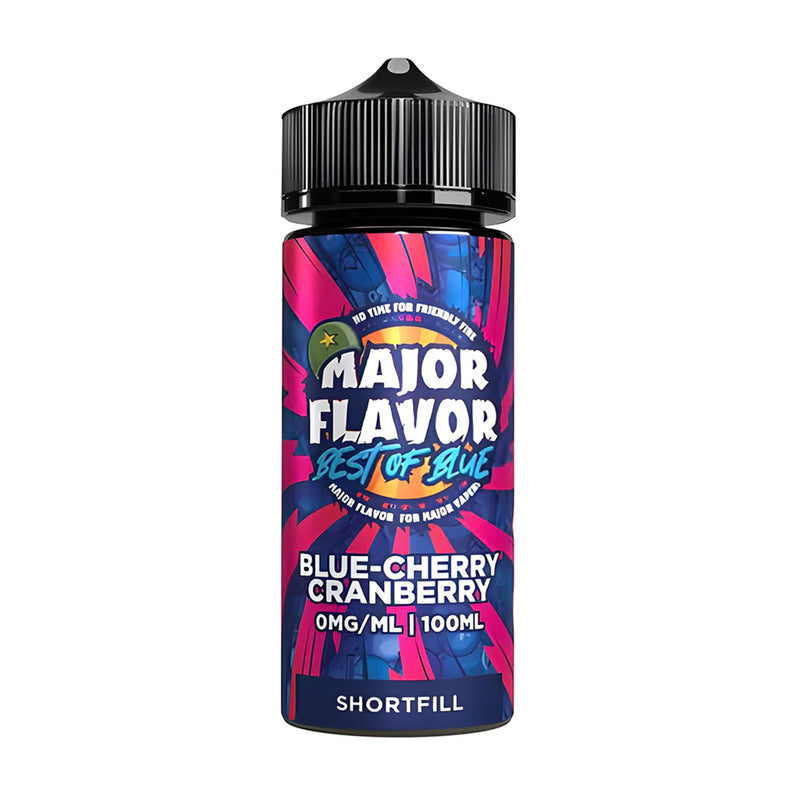 Major Flavor Blue Cherry Cranberry Vape Juice 100ml