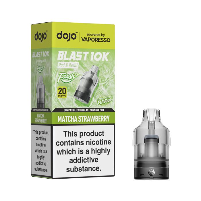 Matcha Strawberry Vaporesso Dojo Blast 10K Fresh Pods