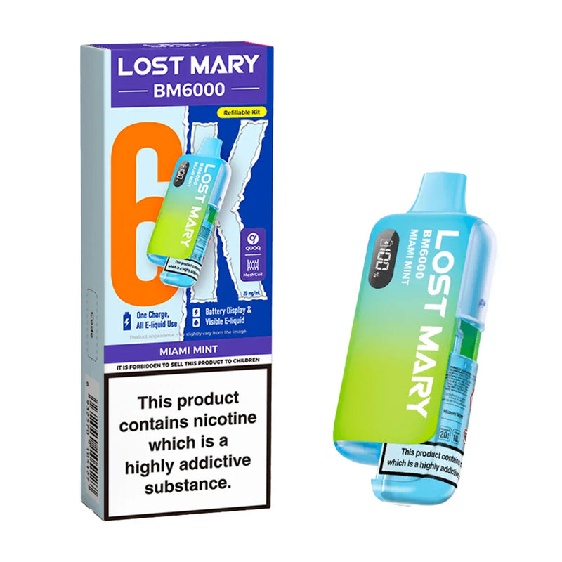 Miami mint Lost Mary BM6000 Prefilled Pod Kit