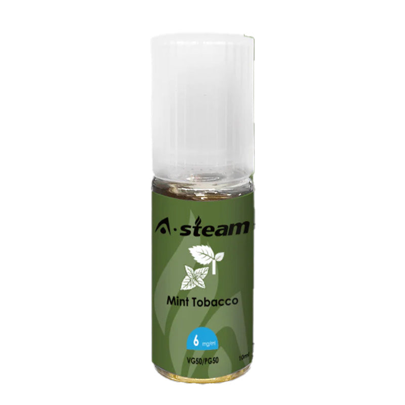 Mint Tobbaco A Steam 10ml 50/50 Nic Salt Vape Juice - Vape Sites