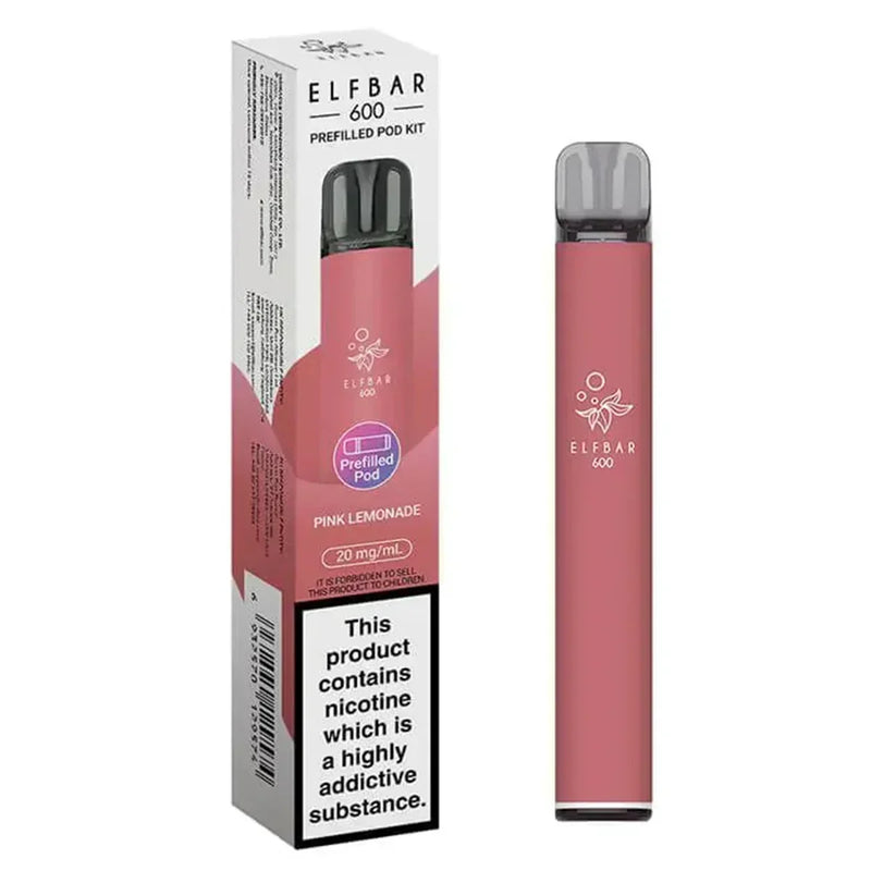 Pink lemonade Elf Bar 600 Prefilled Pod Kit