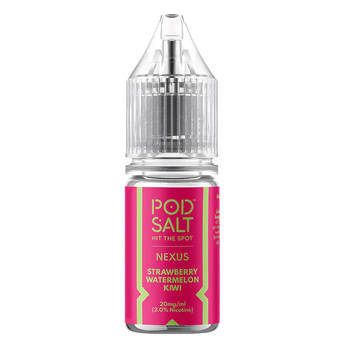 Strawberry Watermelon Kiwi Nic Salt E-Liquid by Pod Salt Nexus