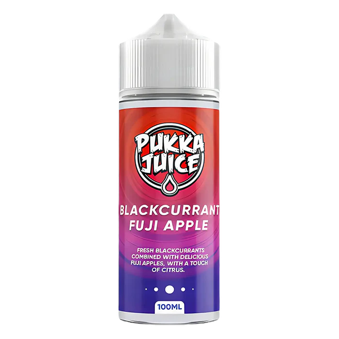 Pukka Juice Blackcurrant Fuji Apple Vape Juice 100ml