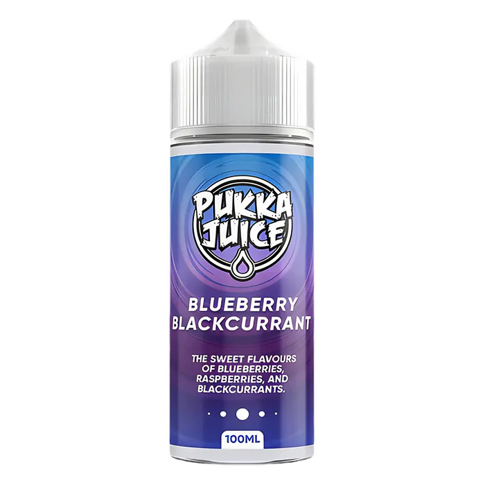 Pukka Juice Blueberry Blackcurrant Vape Juice 100ml