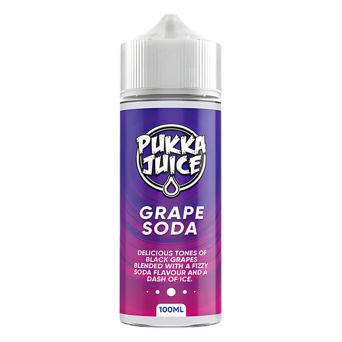 Pukka Juice Grape Soda Vape Juice 100ml