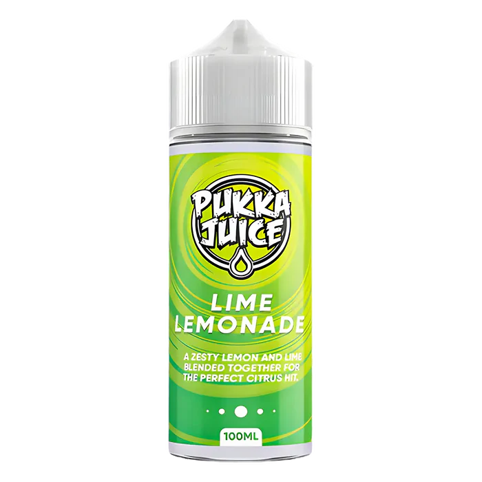 Pukka Juice Lime Lemonade Vape Juice 100ml