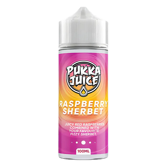Pukka Juice Raspberry Sherbet Vape Juice 100ml